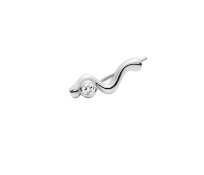 MARIA BLACK NORA CRAWLER EARRING RIGHT SILVER